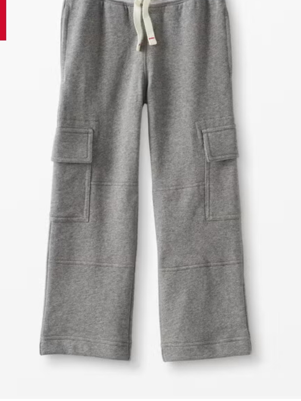 Hanna Andersson Gray Cargo Sweatpants for Kids